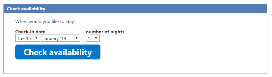 create reservation